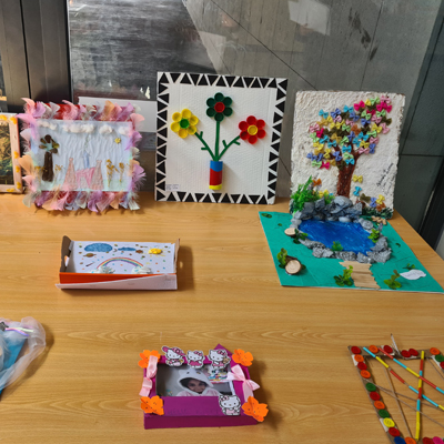Arte Reciclável na EB Fernando Guedes 