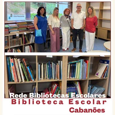 Biblioteca Escolar de Cabanões dá os primeiros passos