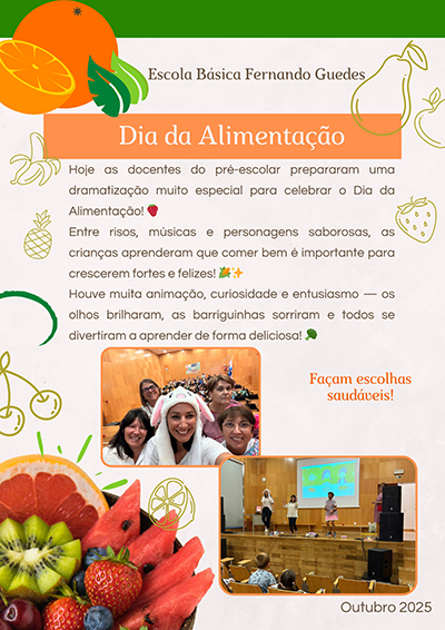 Dia Mundial da Alimentação na EB de Fernando Guedes