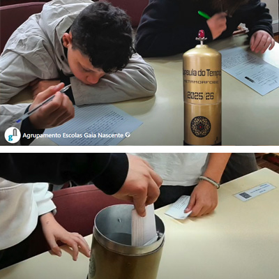 Cápusla do Tempo  - 7ºI e  7ºH 