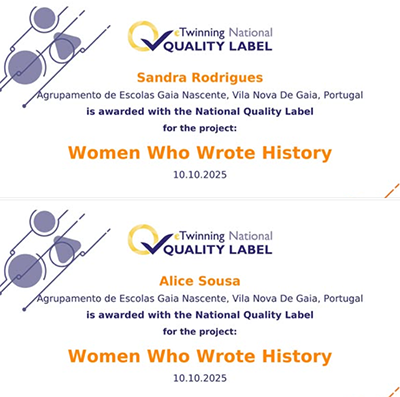 Projeto eTwinning premiado |Selo de Qualidade Nacional