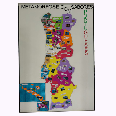 Metamorfose com Sabores Portugueses — conclusão do projeto Sabores que transformam, mãos que incluem, um mapa que ganhou vida.
