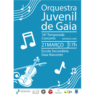 Concerto da Orquestra Juvenil de Gaia na ESGN