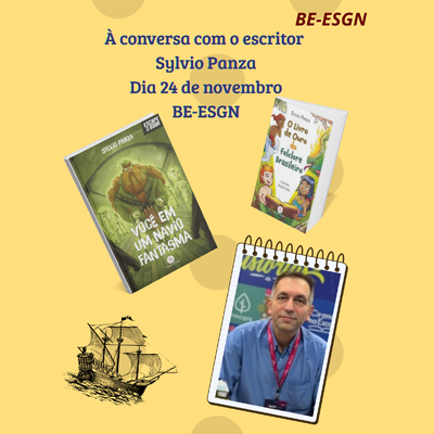 O escritor Sylvio Panza na BE-ESGN