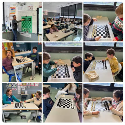 Aula de Sensibilização ao Xadrez — 3.º Ano