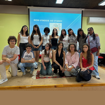 Receção aos alunos do 5.º ano pela Equipa da Rádio AC e pelo Clube dos Amigos da Biblioteca Escolar Anes de Cernache